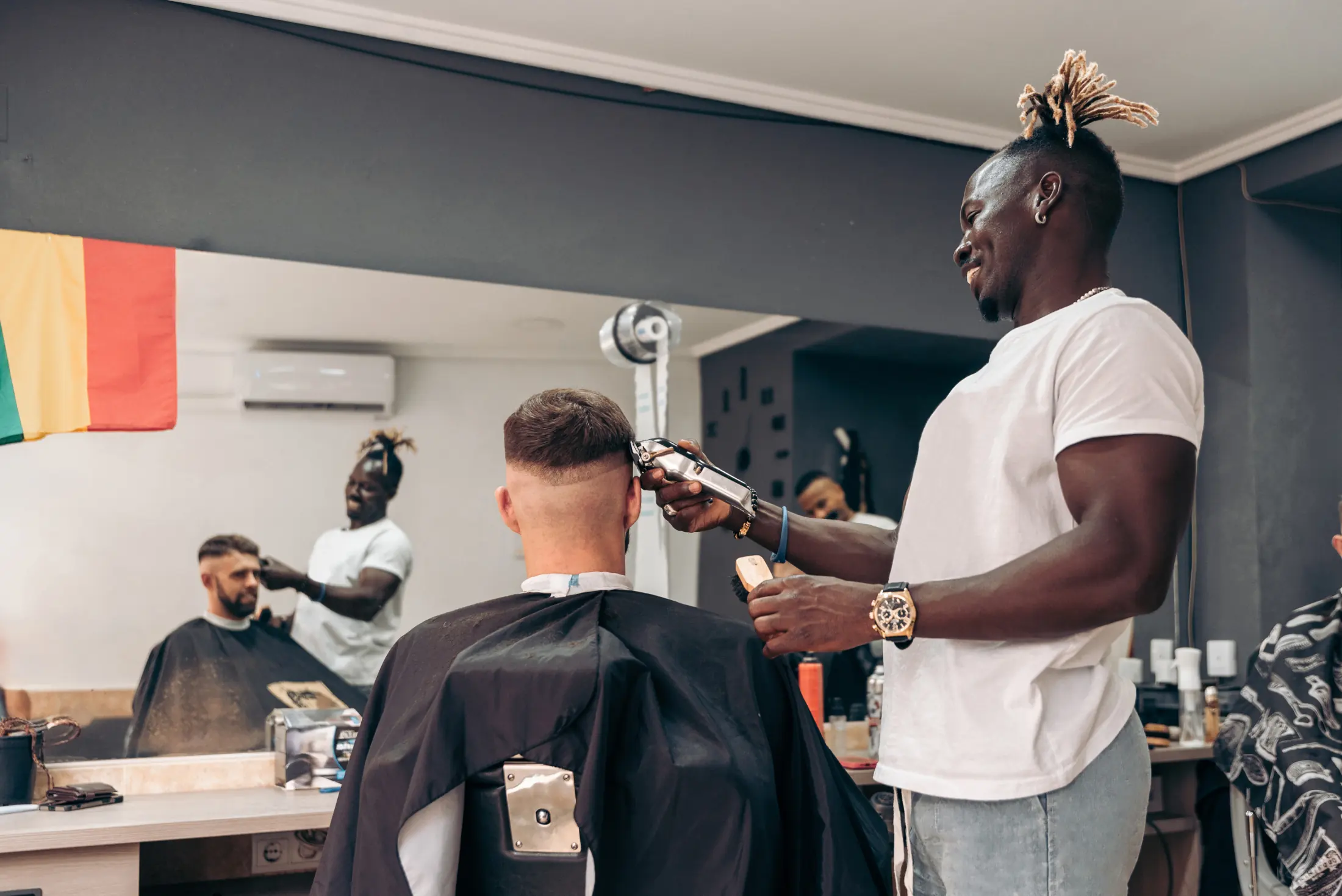 Artisan service in progress